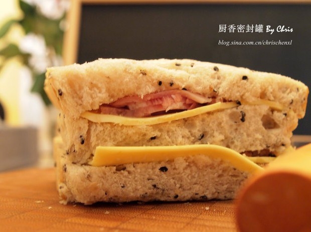 芝麻全麦吐司
