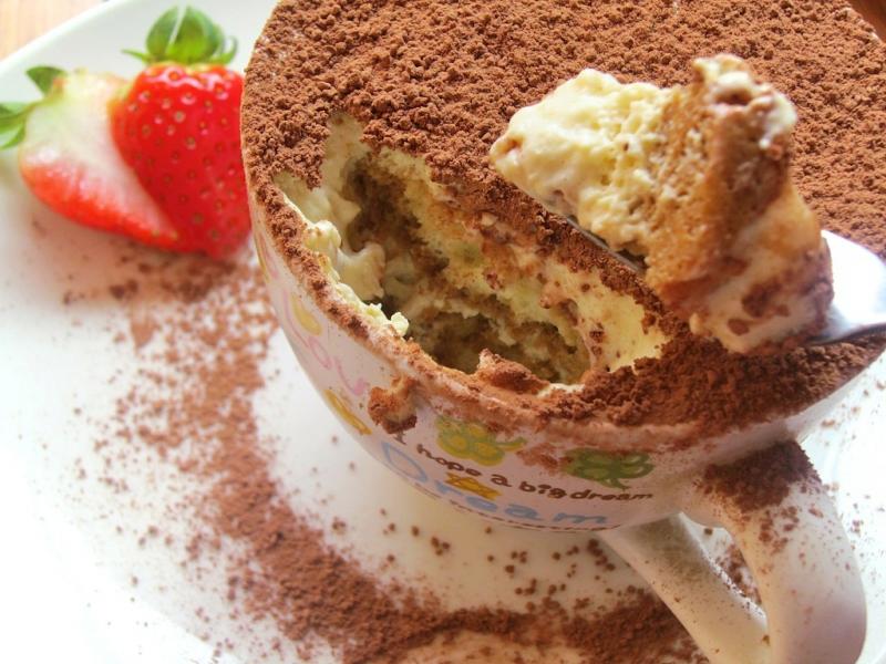 低脂的提拉米苏