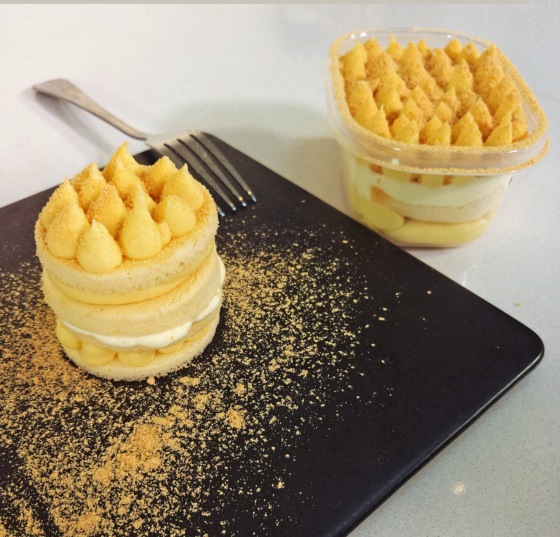 网红蛋糕——豆乳盒子