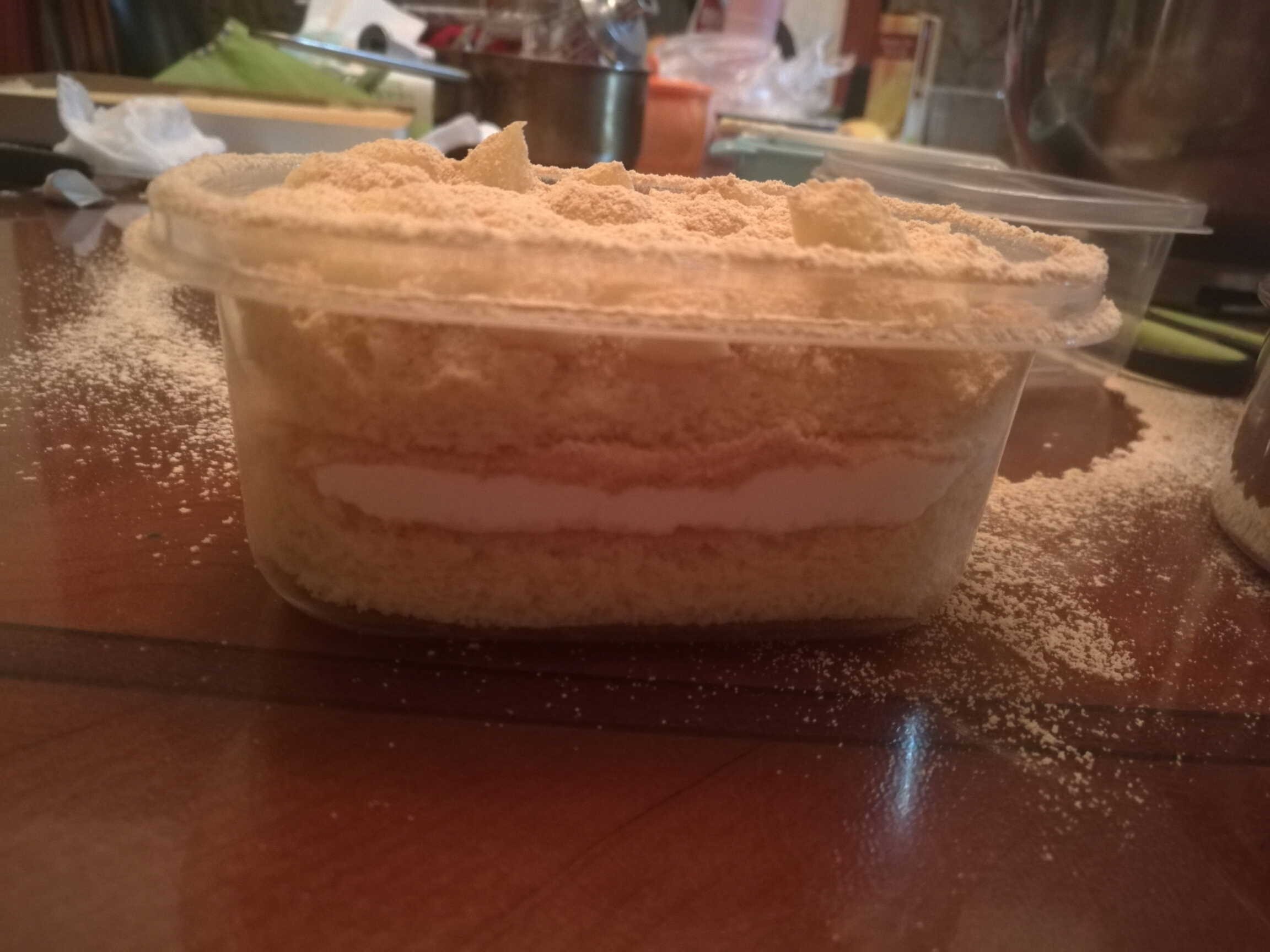 日式豆乳盒子蛋糕