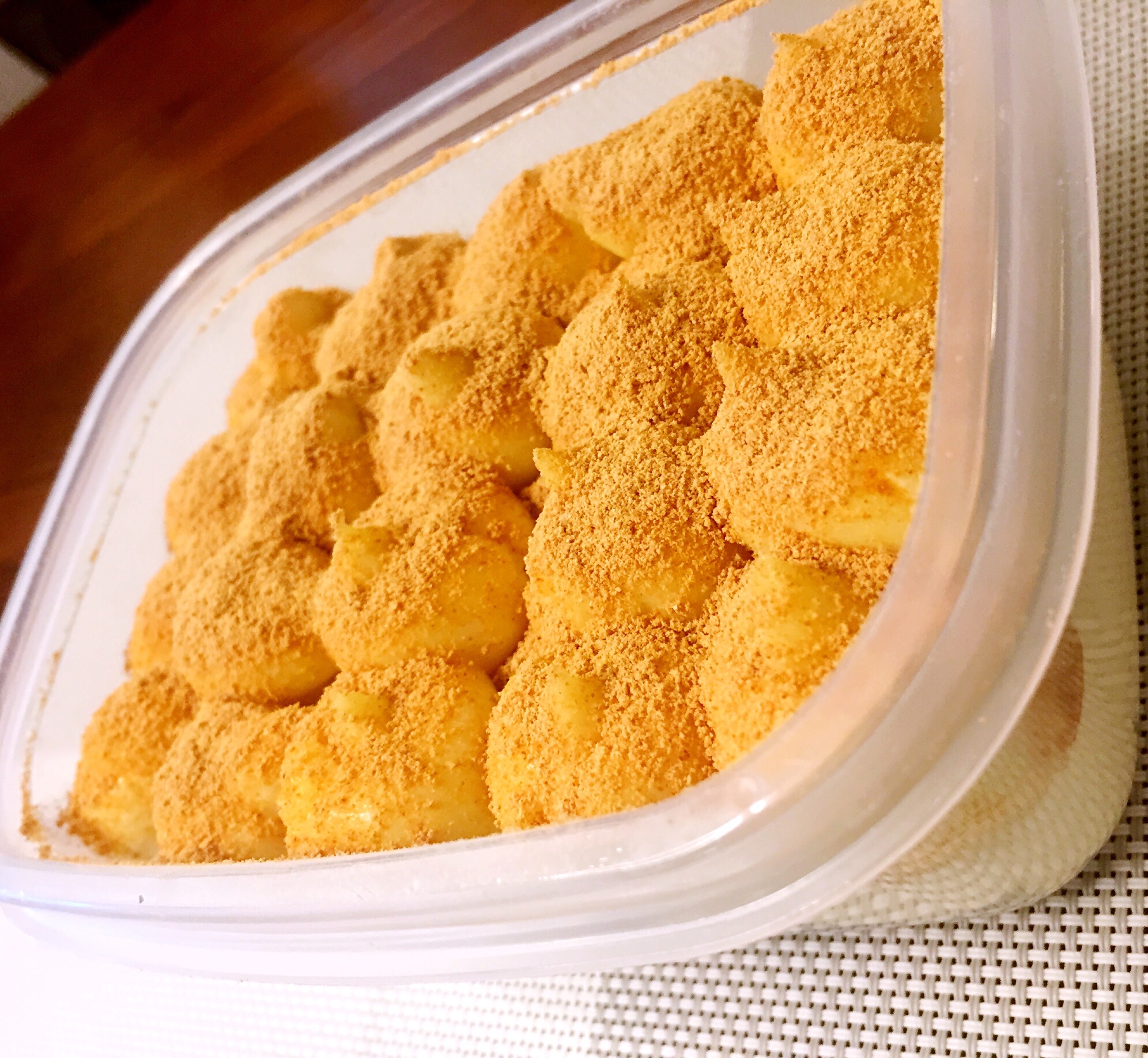 卡士达豆乳盒子蛋糕