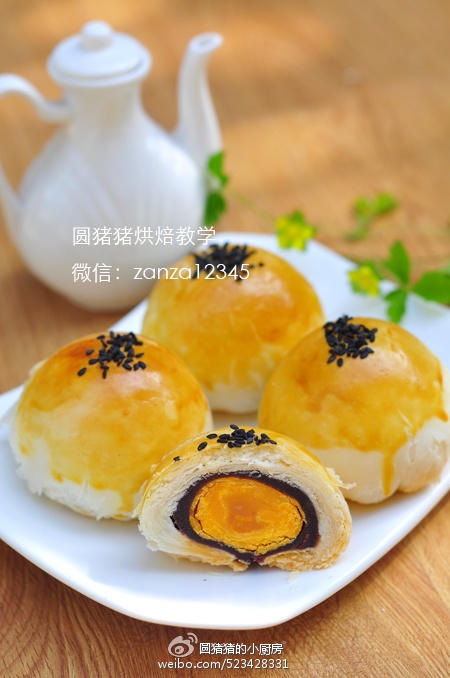 超详细步骤——蛋黄酥做法