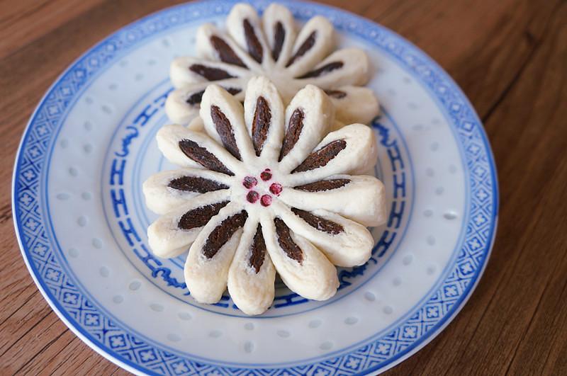 枣花酥，枣泥菊花酥