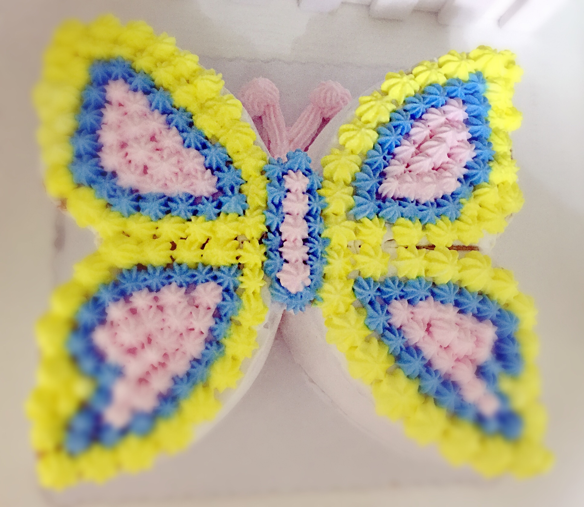 立体卡通蝴蝶生日蛋糕