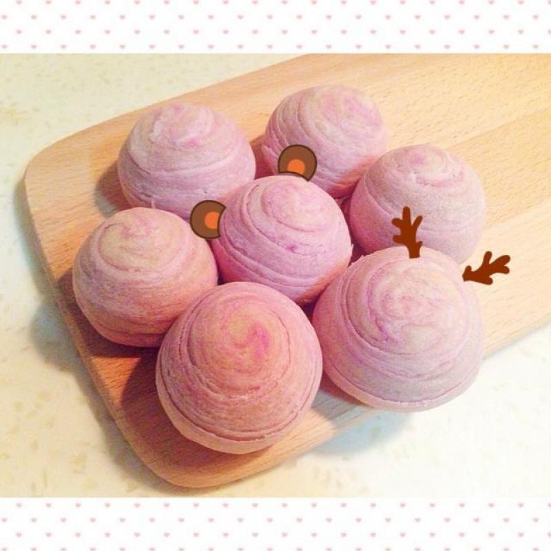 麻薯香芋酥/台湾大甲芋头酥(无猪油完美复刻2015.10修订各种抹茶酥、绿茶酥、蛋黄酥、紫薯酥通用哟）