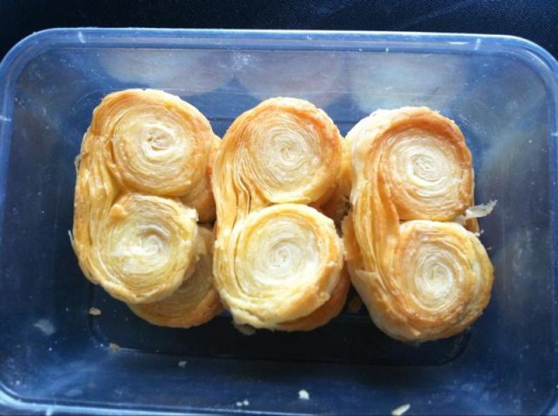 挑战千层酥皮的蝴蝶酥