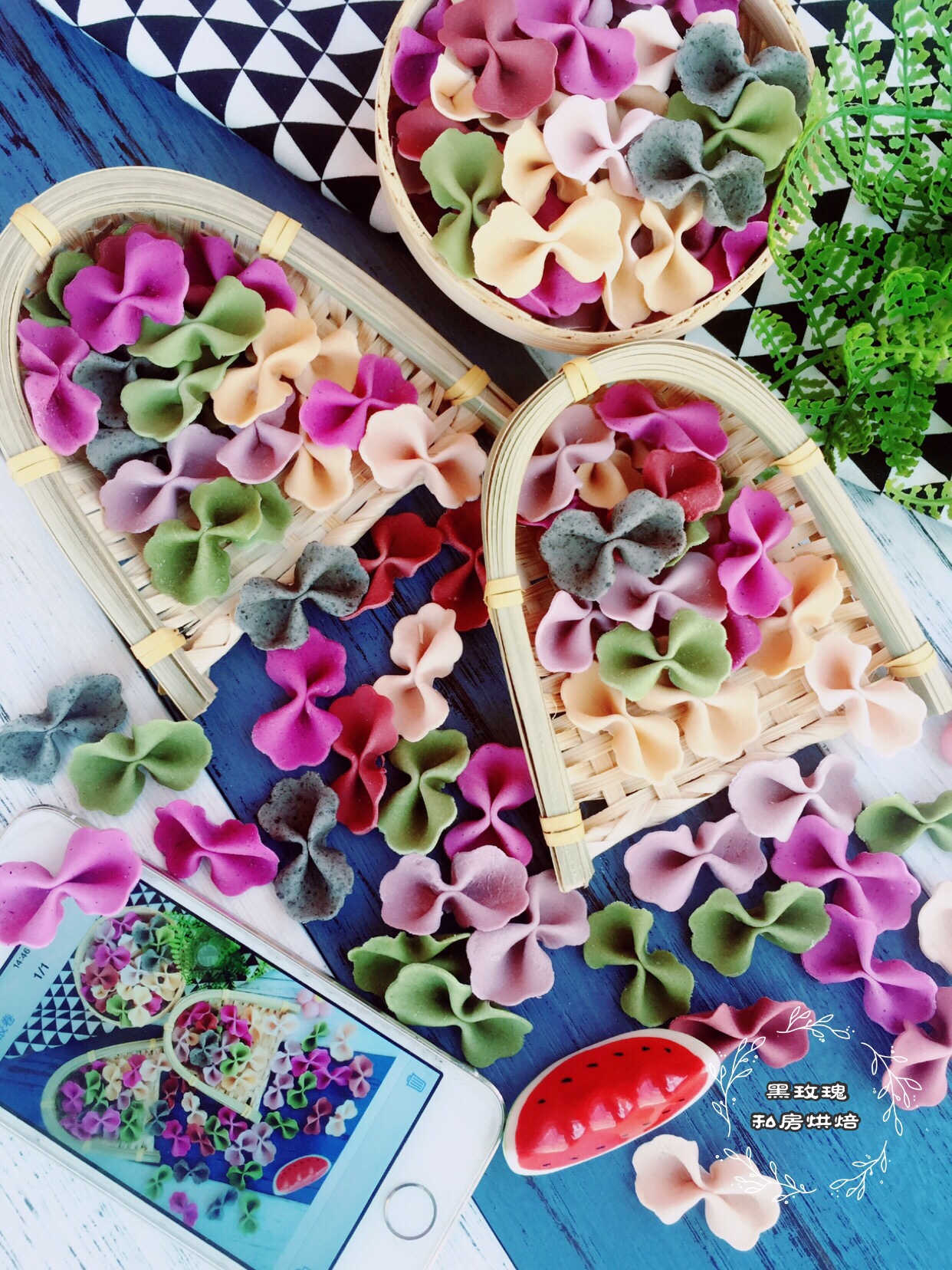 手工果蔬蝴蝶面/花式面片