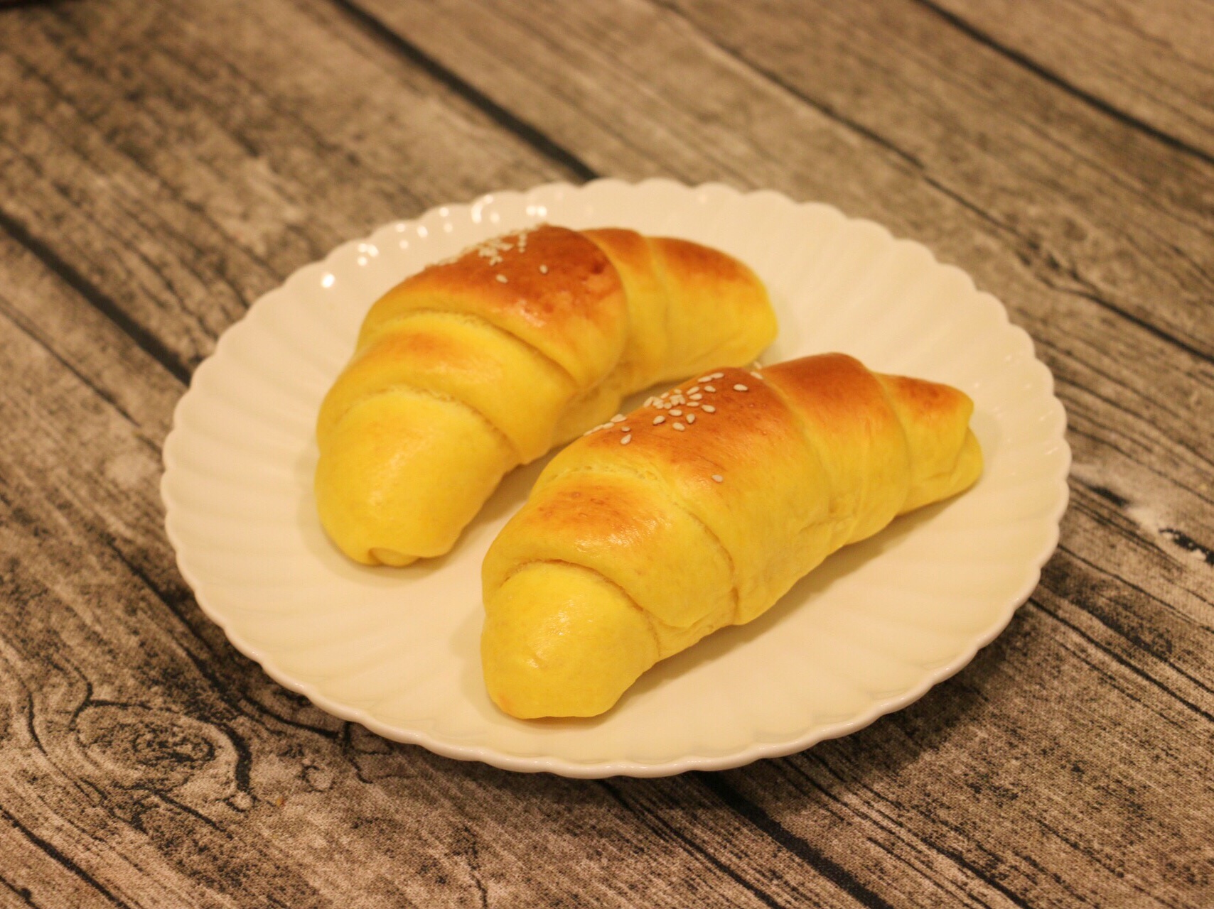 南瓜牛角餐包