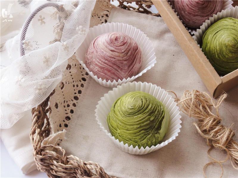 紫薯酥&amp;抹茶酥