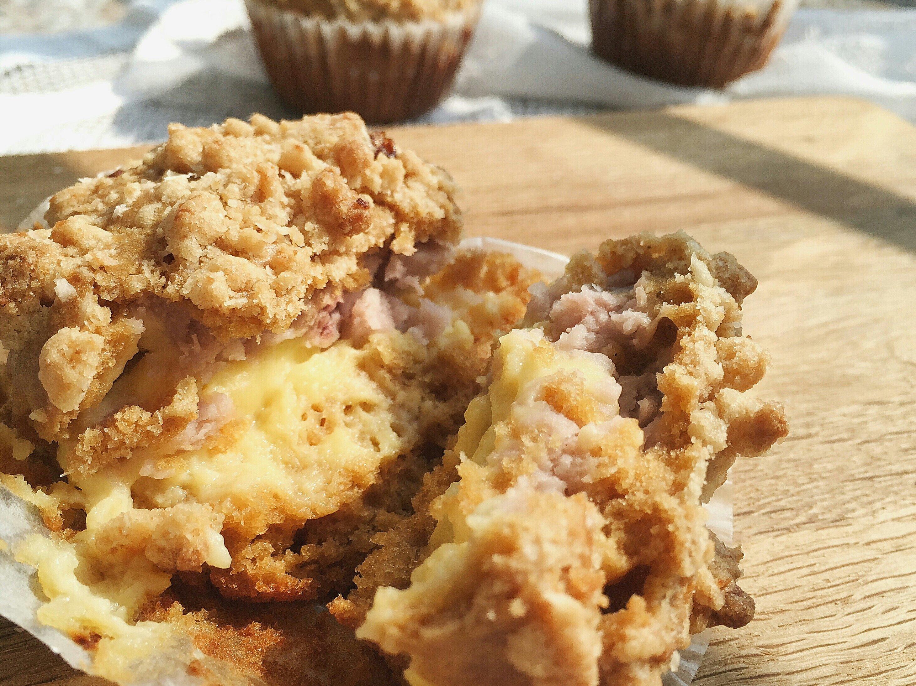 松软的芋头酥顶马芬（爆浆版！！！）