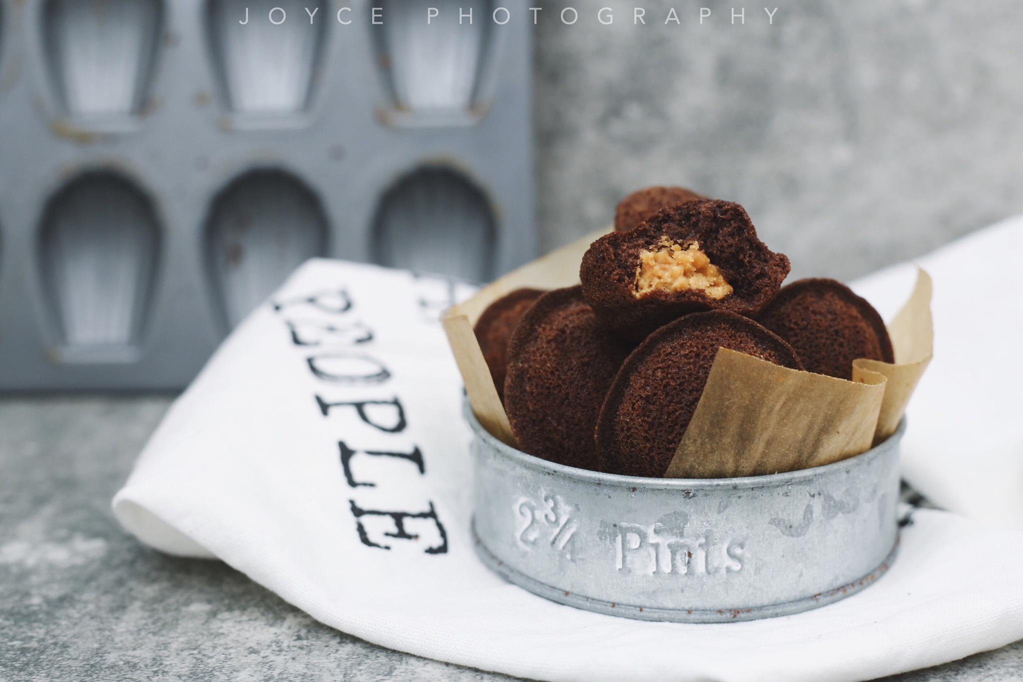 可可花生酱软心玛德琳