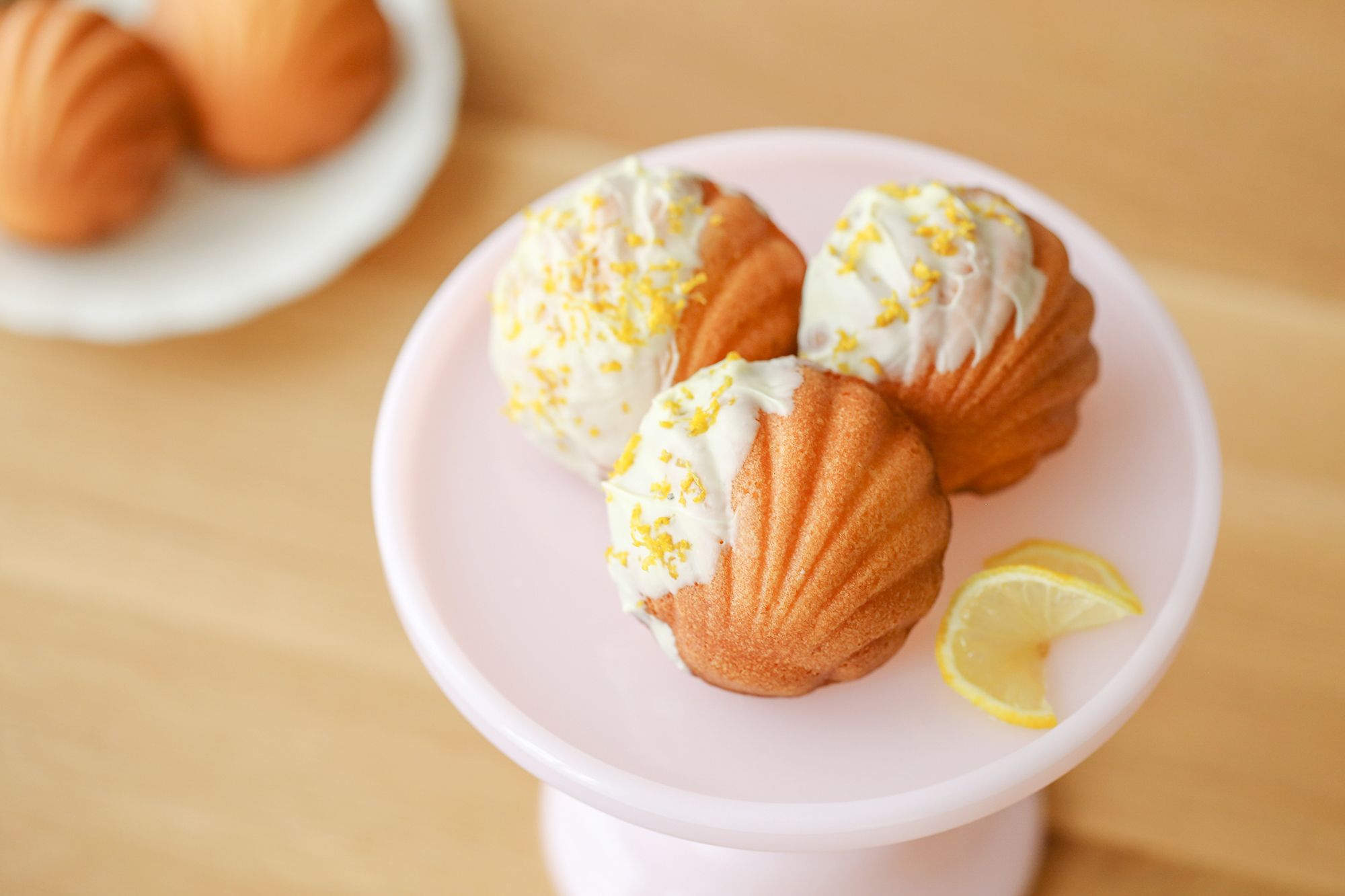 柠檬白巧克力玛德琳