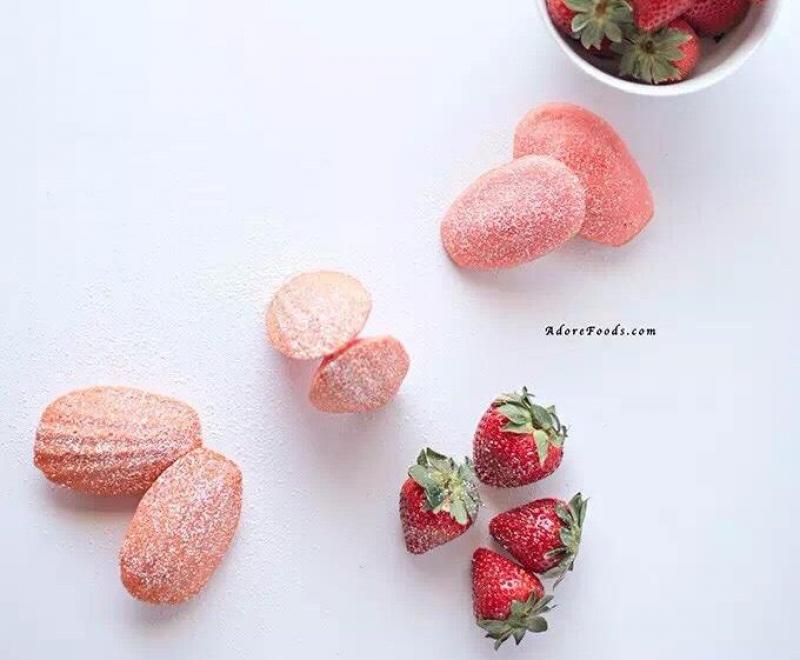 粉粉nun nun的草莓玛德琳