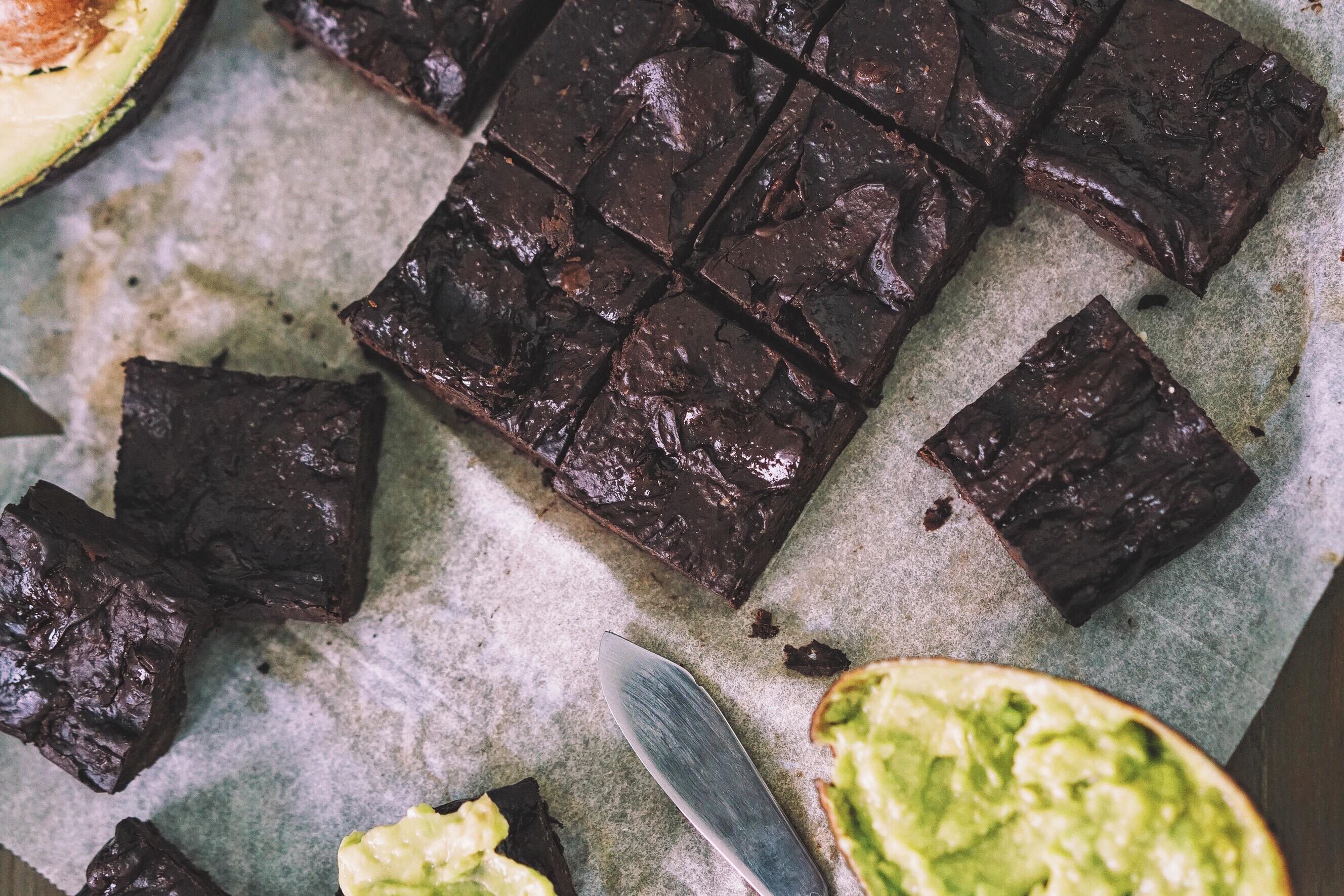 牛油果布朗尼（无油无面粉）<Avocado Brownies>