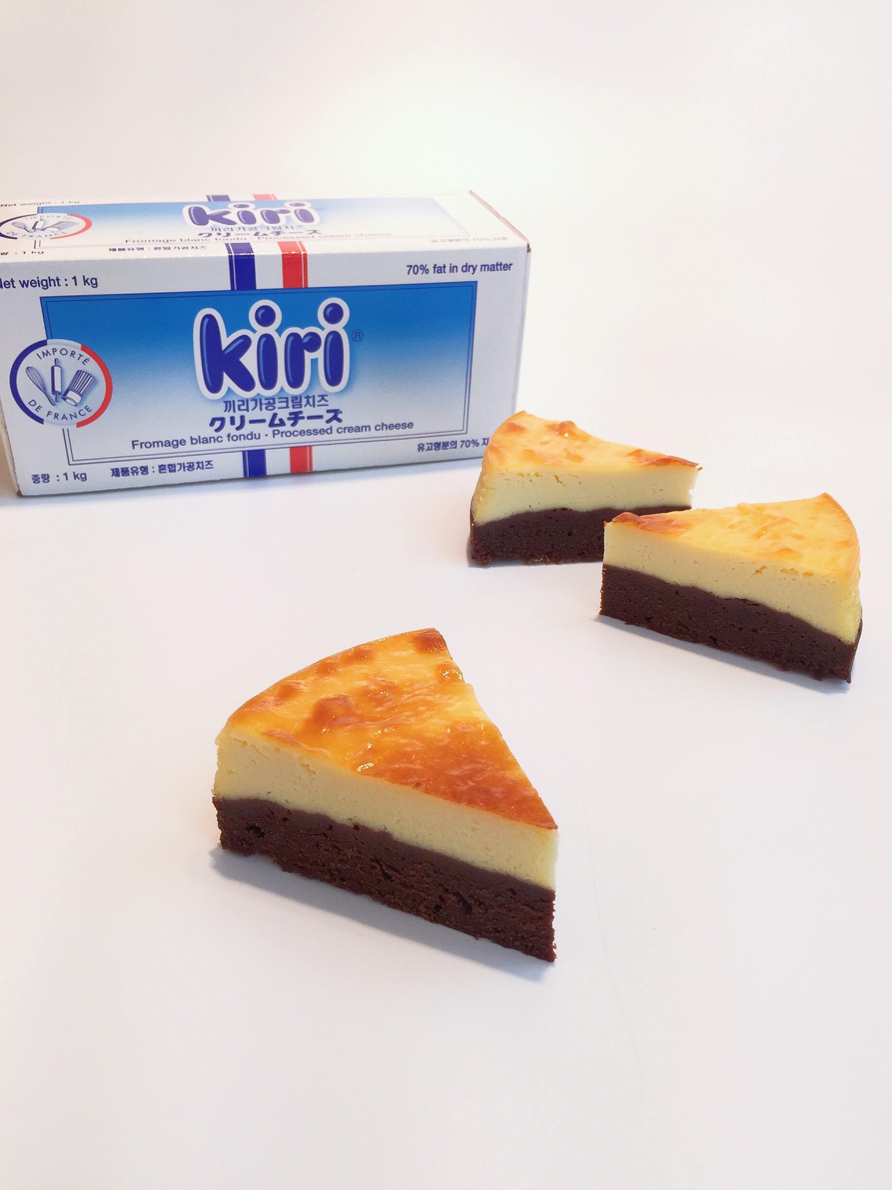 Kiri奶油芝士食谱——芝士布朗尼蛋糕