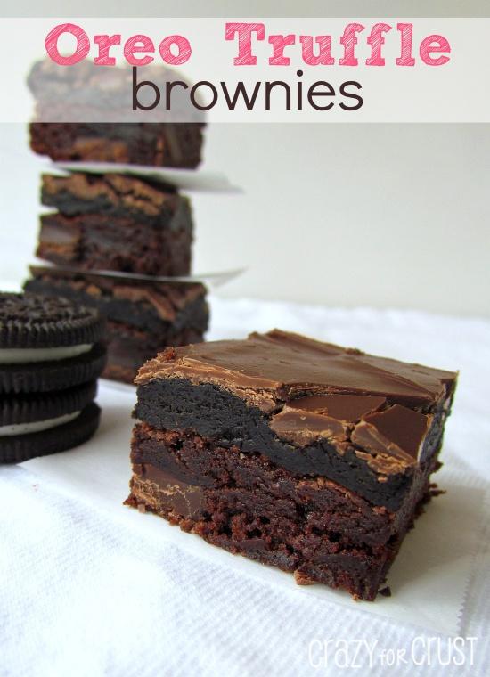Oreo Truffle Brownies 奥利奥松露布朗尼