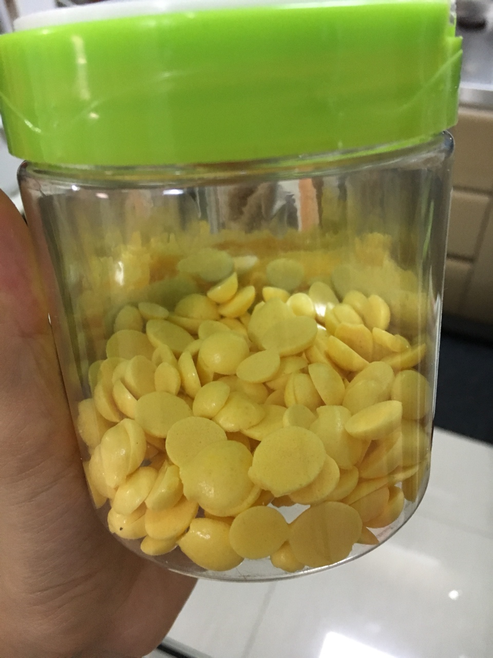 奶粉蛋黄溶豆