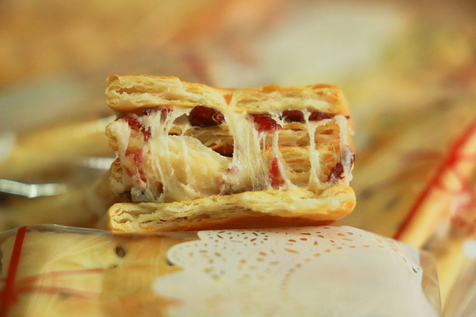 冬天也能拉丝的【蔓越莓牛轧糖饼干】快手棉花糖版