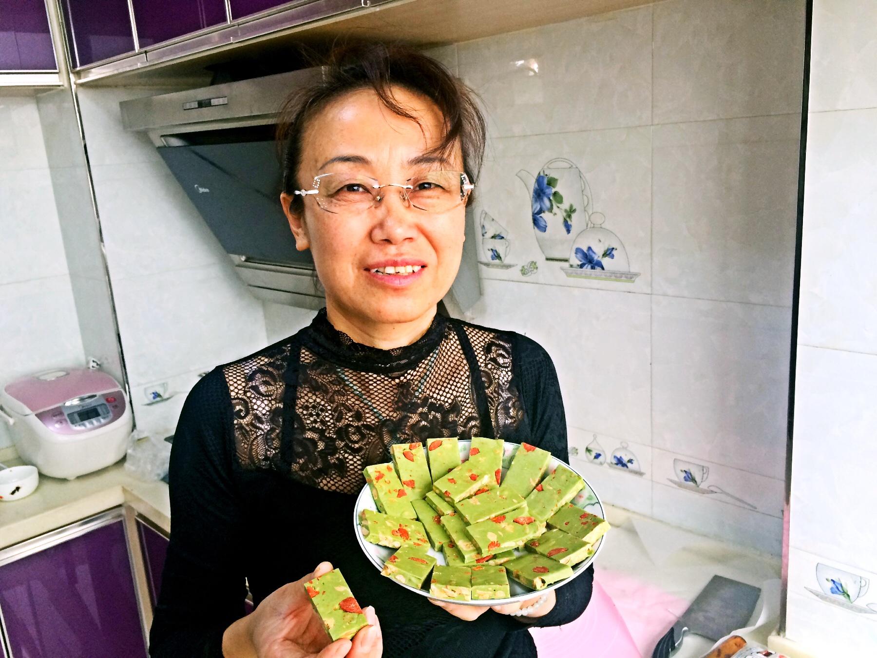 抹茶牛轧糖制作